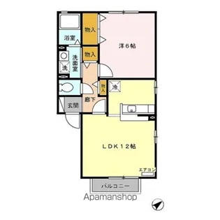 アティール ソフィア B【2階】の間取り